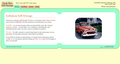 Desktop Screenshot of lebanonstorage.com